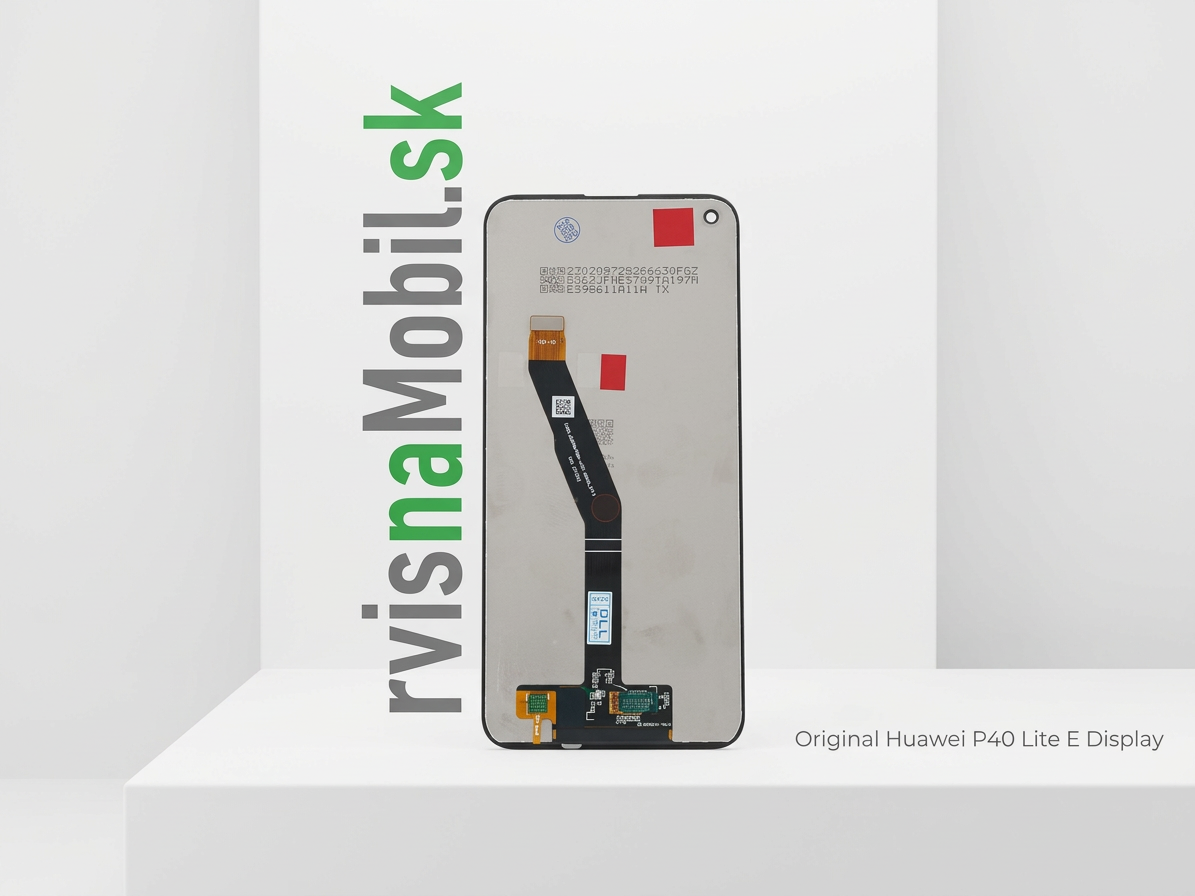 LCD Displej + Dotykové sklo Huawei P40 Lite E - Originál Service pack Čierna farba