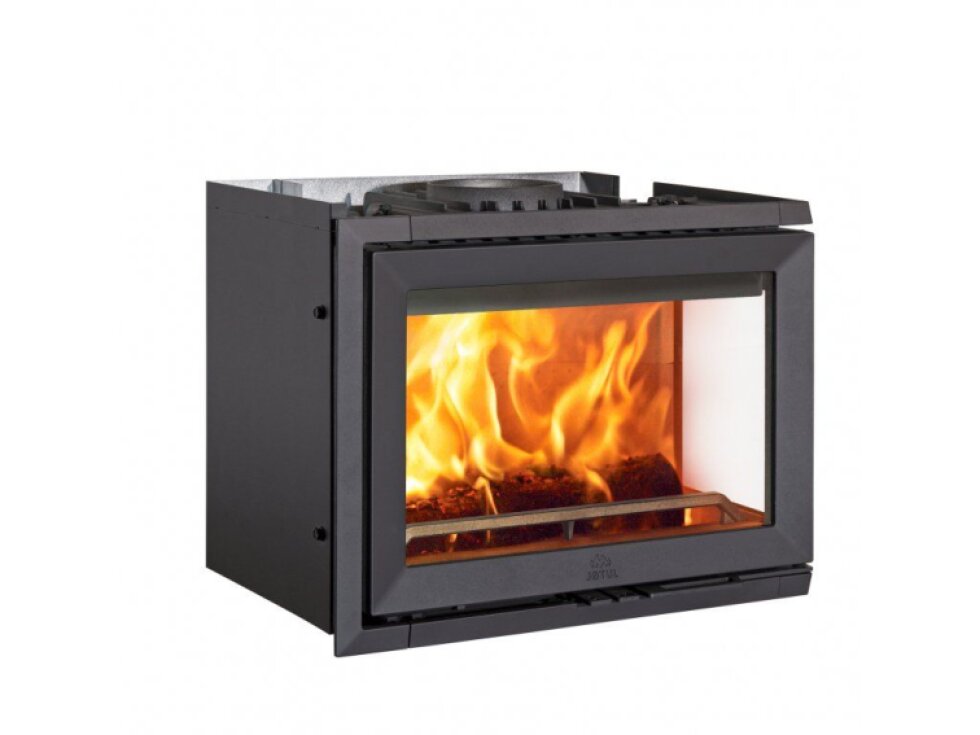 Jotul I 520 FR BP Krbová vložka - přední a pravé boční prosklení, černý lak