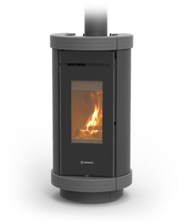 THERMOROSSI DORICA EVO WOOD METALCOLOR - Kamna na dřevo