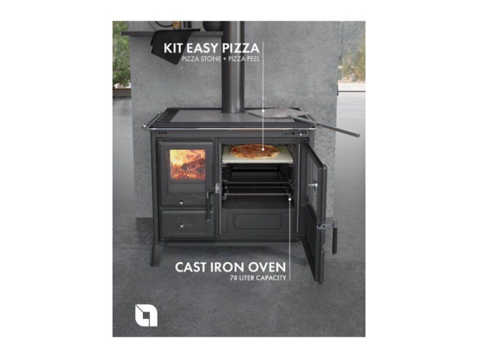 La Nordica GARDENIA XXL STEEL - Sporák na tuhá paliva 10 kW