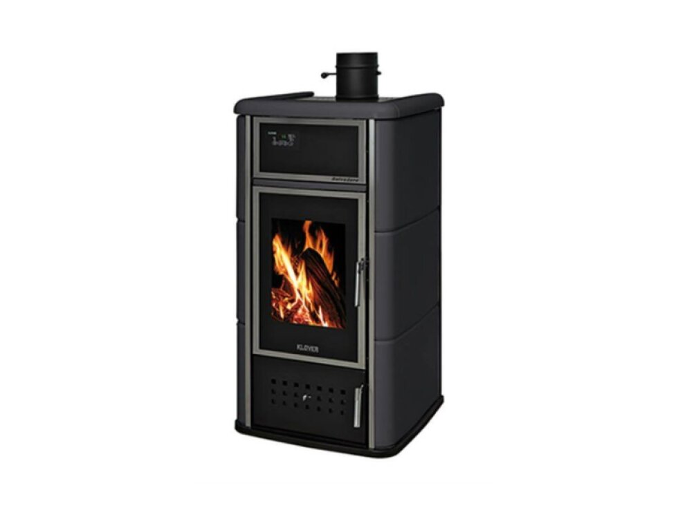 Klover BELVEDERE 20 Steel - krbová kamna na dřevo s teplovodním výměníkem
