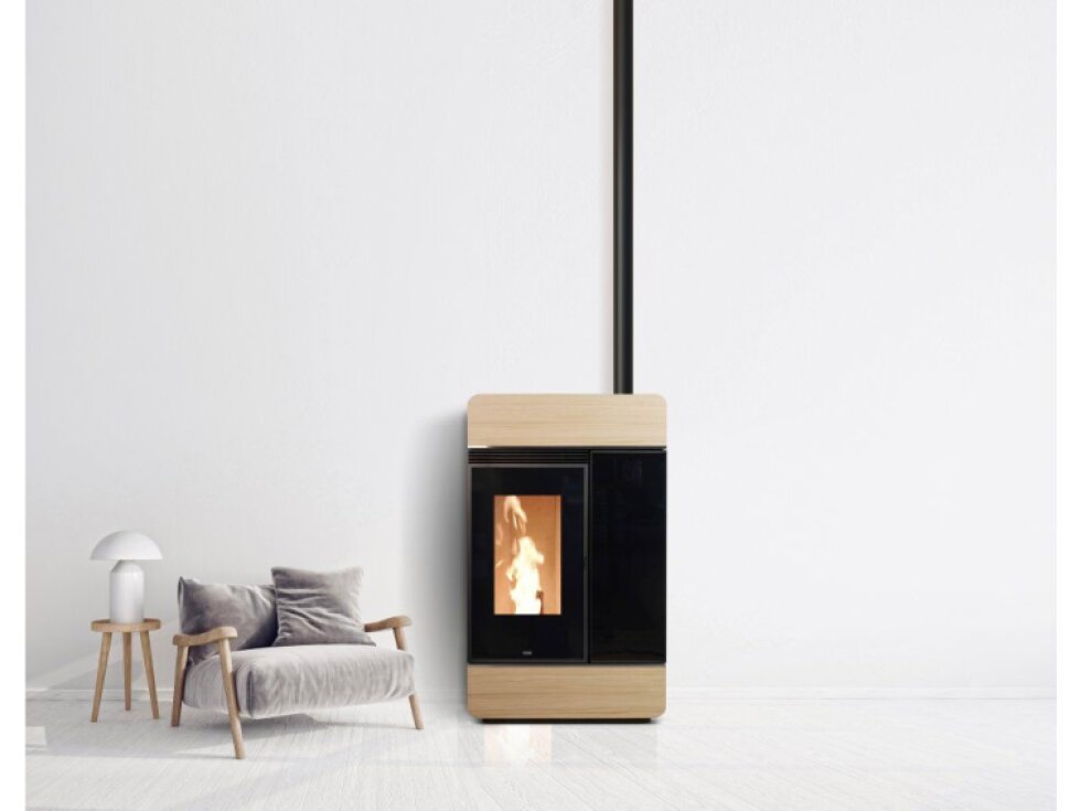 Klover DIVA 3000 WOOD - kamna na pelety s výměníkem