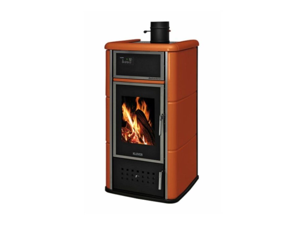 Klover BELVEDERE 20 Steel - krbová kamna na dřevo s teplovodním výměníkem