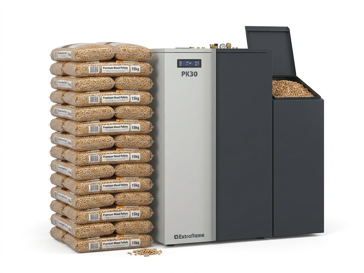 La Nordica Caldaie Serie PK 30 – Kotel na pelety
