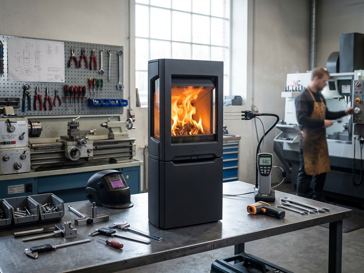 Set pro připojení externího vzduchu pr. 100mm, délka 1 m - pro řadu Jotul F 160, I 520