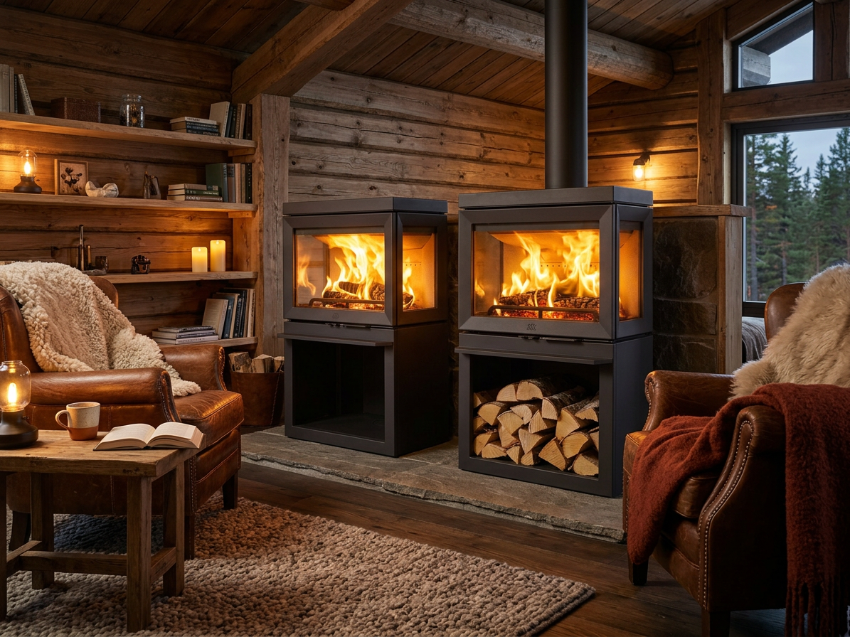 Jotul F 520 BP - Krbová litinová kamna na dřevo,černý lak