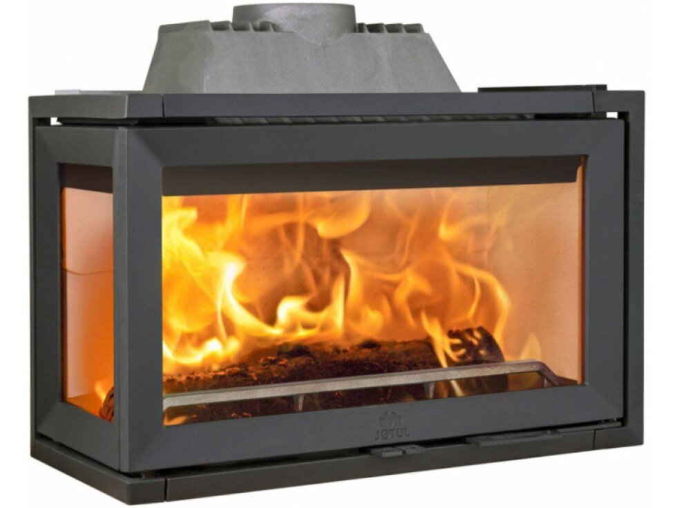Jotul I 620 BP FL Krbová vložka, přední a levé boční prosklení, černý lak