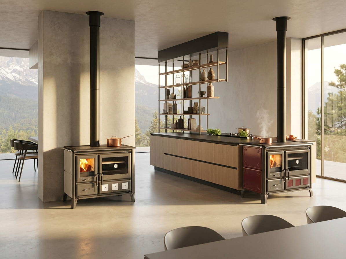 La Nordica GARDENIA XXL CERAMICA - Sporák na tuhá paliva 10 kW