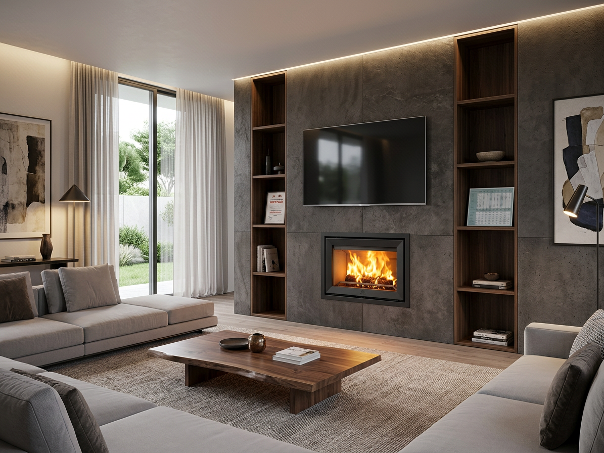 Jotul I 620 BP FR Krbová vložka, přední a pravé boční prosklení, černý lak