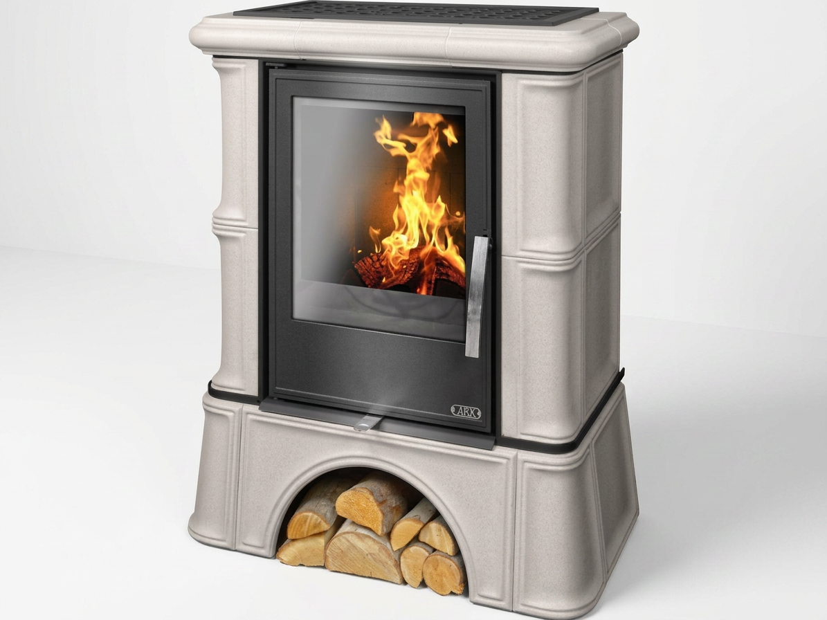 ABX Bavaria K kachlový sokl - kachlová kamna s výměníkem 6,9 kW