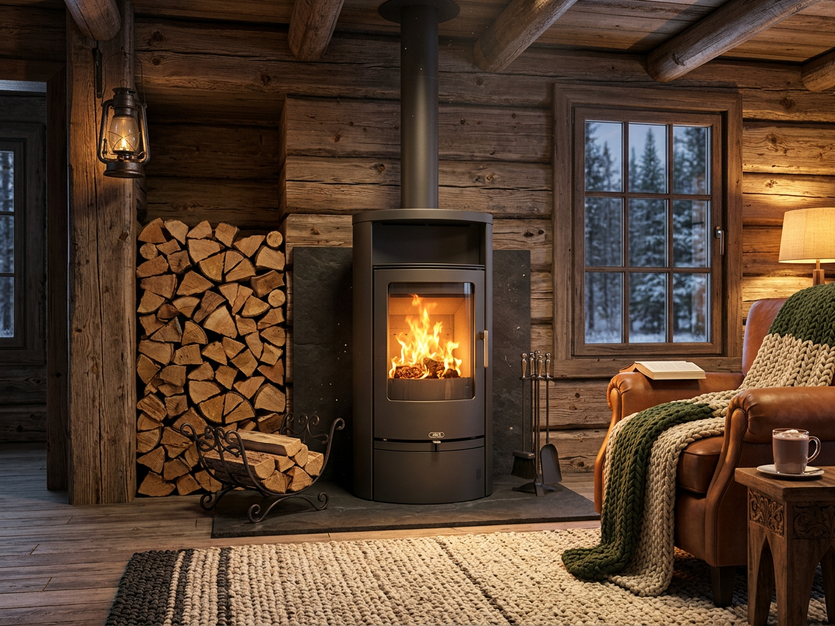 ABX Polar 5 litina - černý plech - krbová kamna