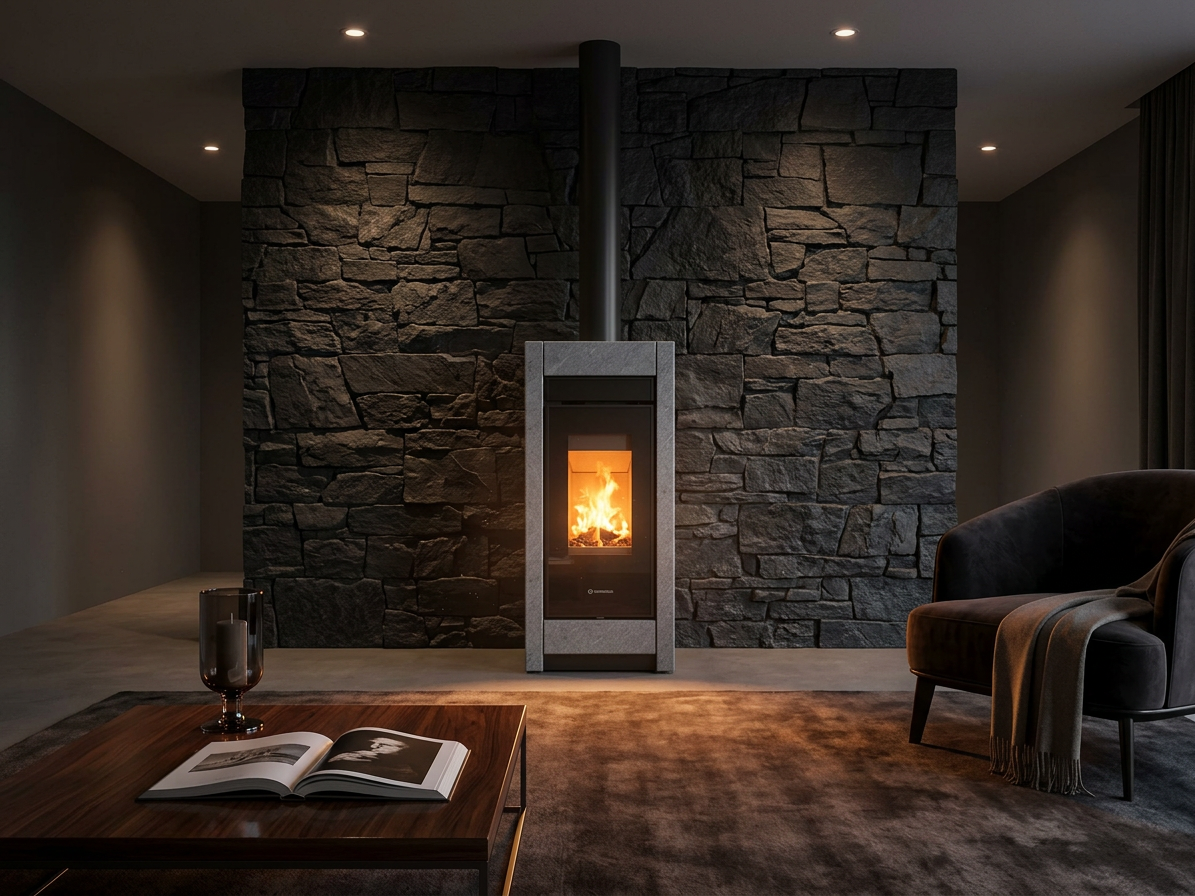 THERMOROSSI ESSENZA EVO WOOD METALCOLOR - Kamna na dřevo