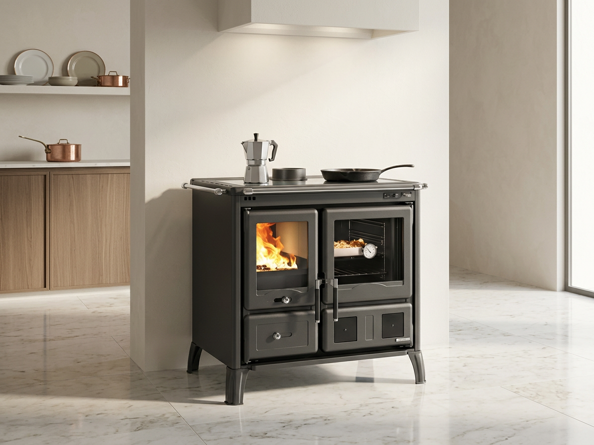 La Nordica GARDENIA.16 STEEL - Sporák na tuhá paliva 9 kW
