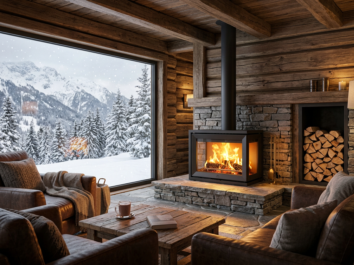 Jotul I 520 FL BP Krbová vložka - přední a levé boční prosklení, černý lak