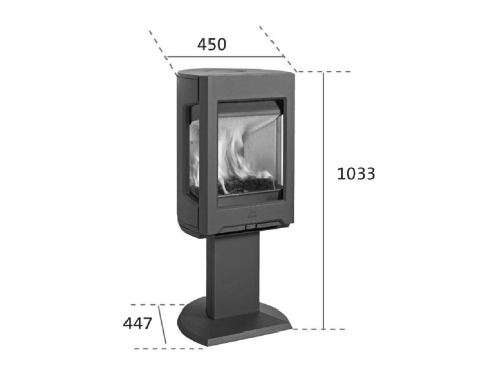 Jotul F 167 CB BP černý lak Litinová kamna