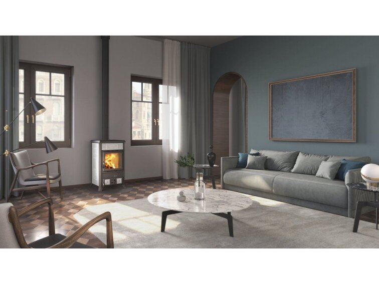 La Nordica ROSSELLA R1 16 CERAMICA - Krbová kamna na dřevo 9 kW