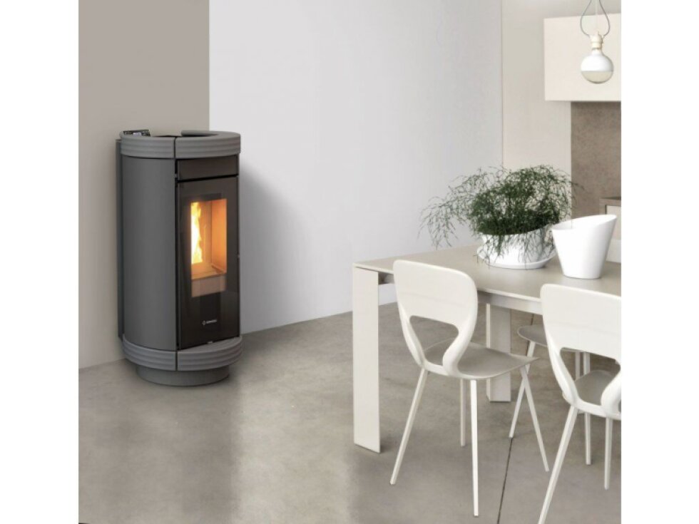 THERMOROSSI DORICA EVO WOOD METALCOLOR - Kamna na dřevo