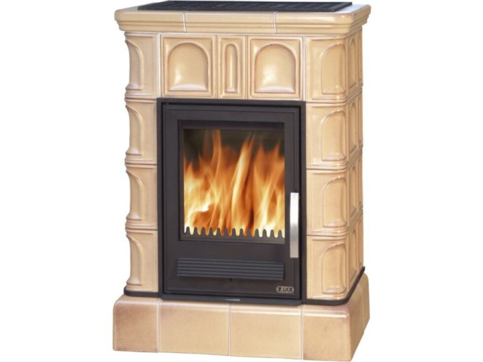 ABX Britania K kachlový sokl - kachlová kamna s výměníkem 6,9 kW