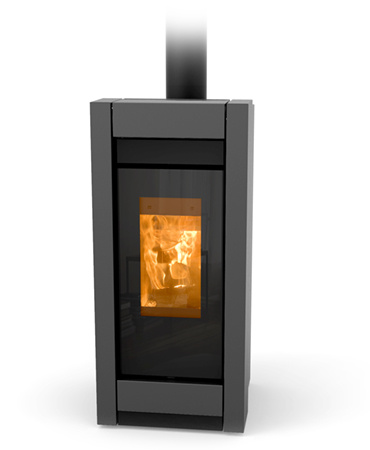 THERMOROSSI ESSENZA EVO WOOD METALCOLOR - Kamna na dřevo