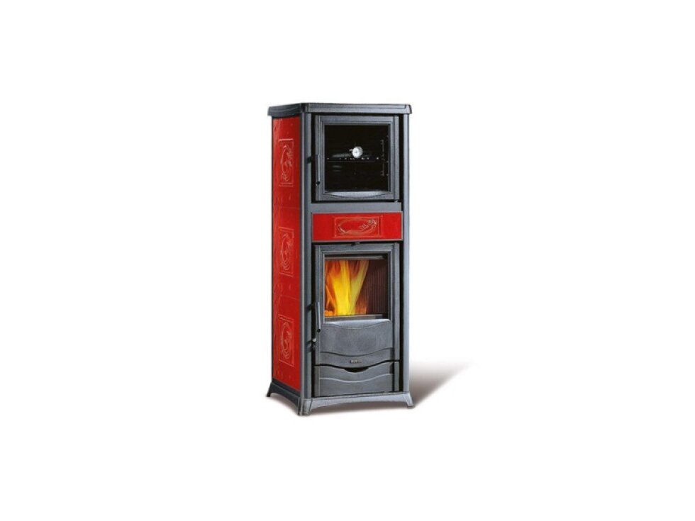 La Nordica ROSSELLA PLUS FORNO 165 CERAMICA - Krbová kamna na dřevo s troubou