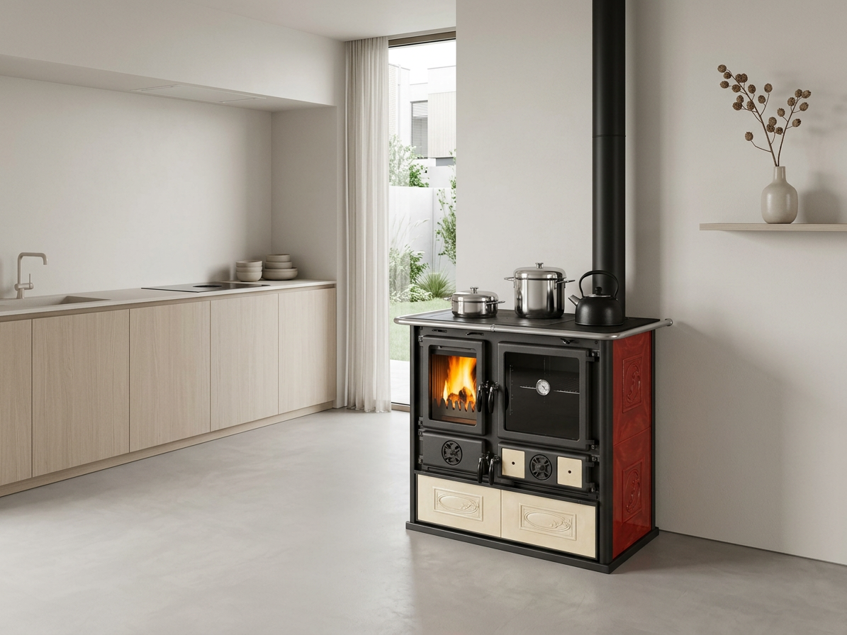 La Nordica ROSA.16 CERAMICA - Sporák na tuhá paliva 8kW