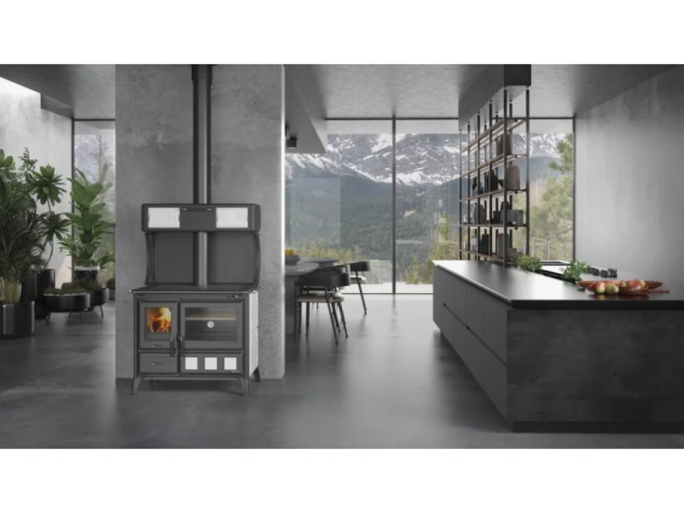 La Nordica GARDENIA XXL CERAMICA - Sporák na tuhá paliva 10 kW