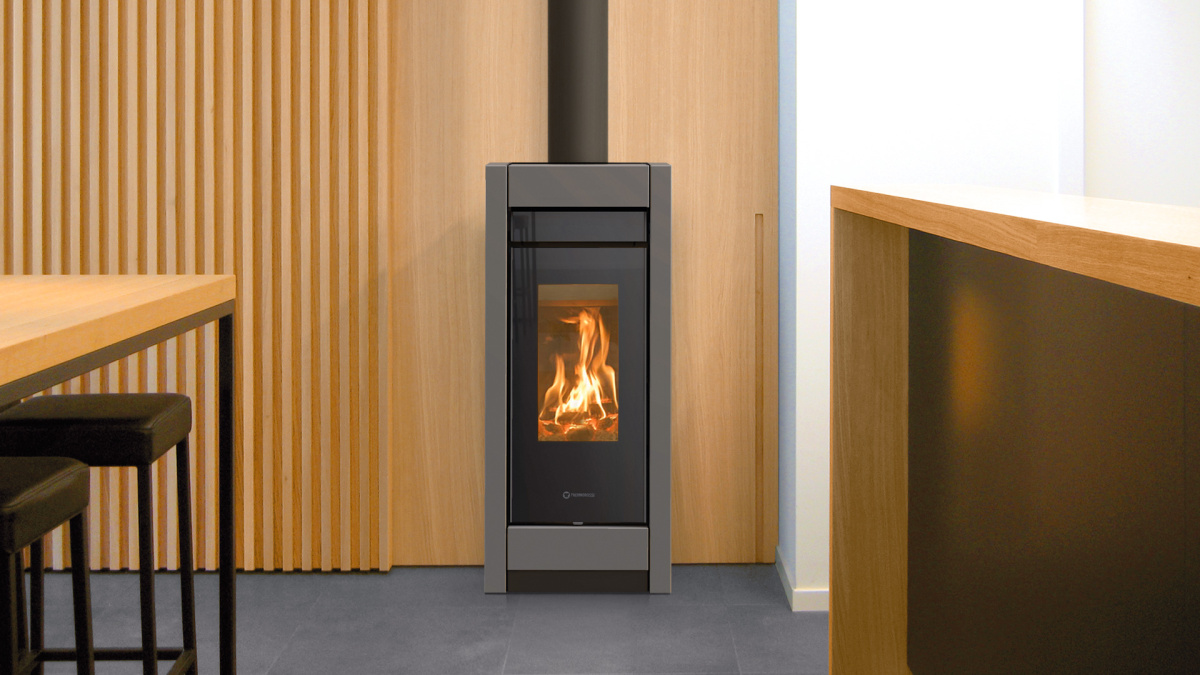 THERMOROSSI ESSENZA EVO WOOD METALCOLOR - Kamna na dřevo