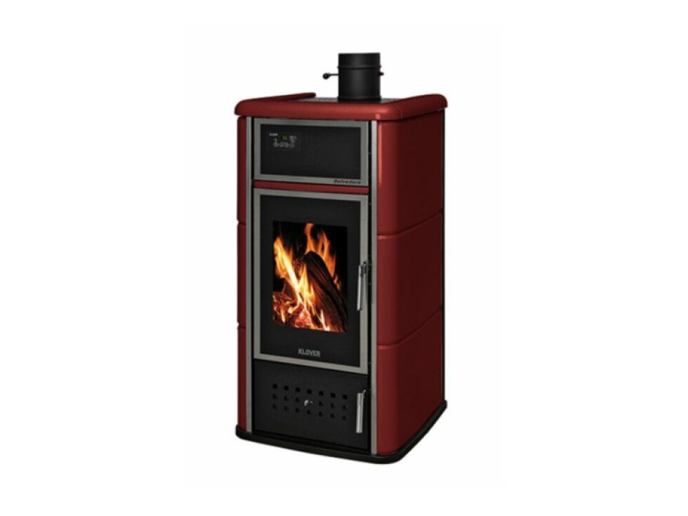 Klover BELVEDERE 20 Steel - krbová kamna na dřevo s teplovodním výměníkem