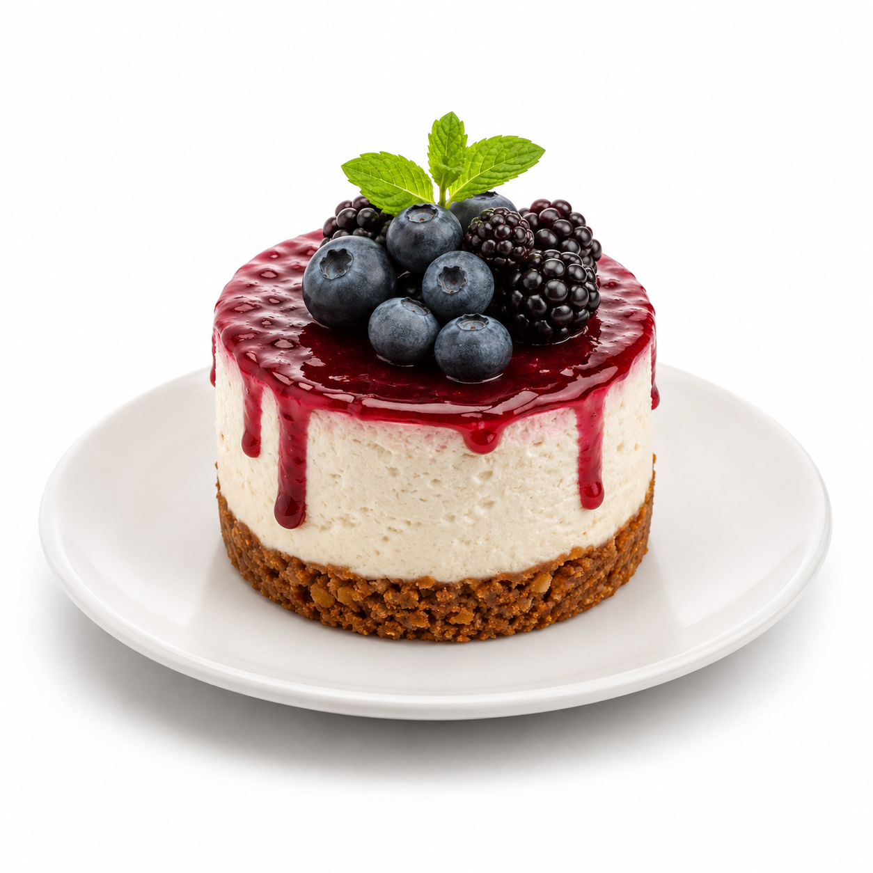 Cheesecake s lesním ovocem