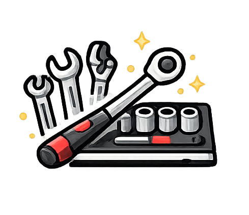 Dílenský vozík s nářadím