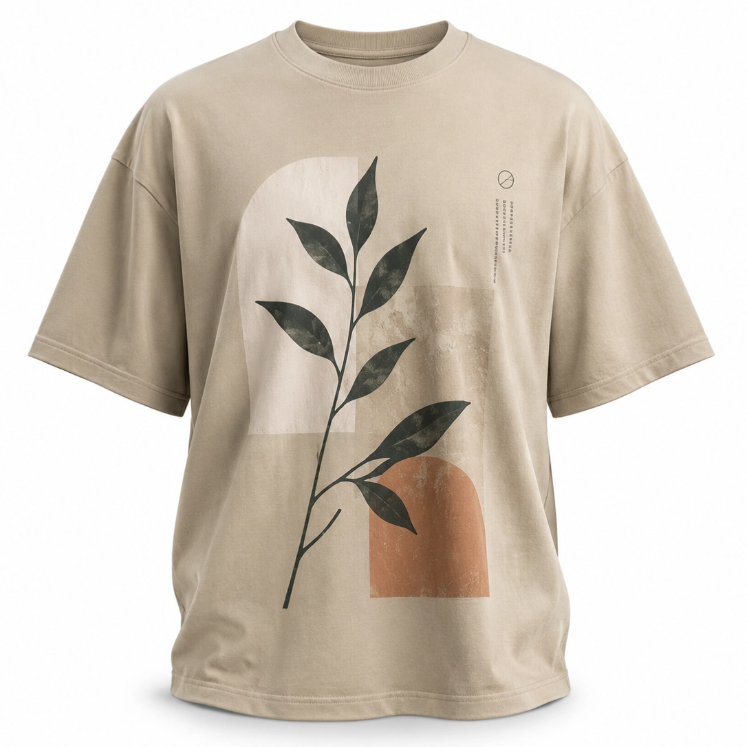Oversize tričko Midnight Bloom