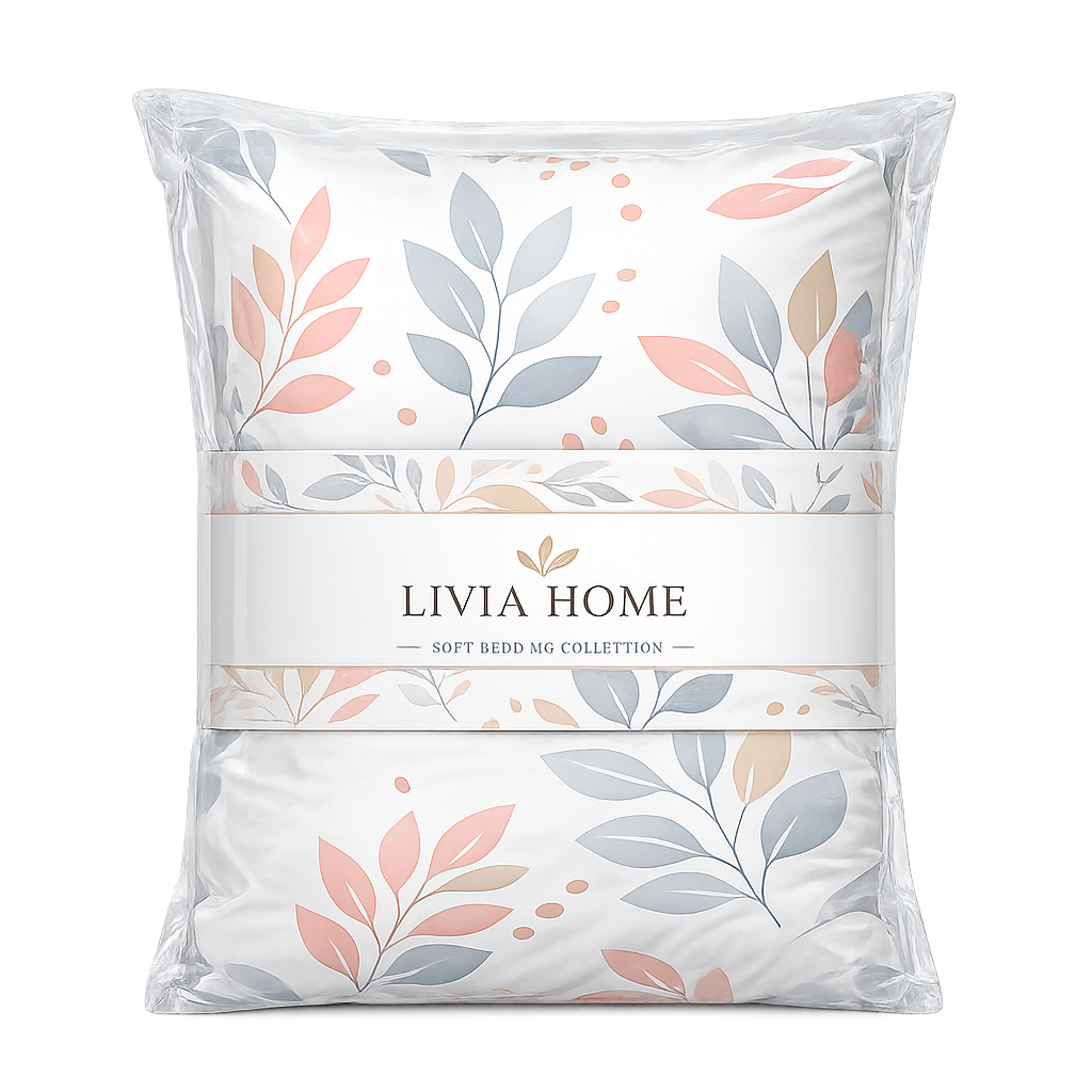 LIVIA HOME Soft Leaves – bavlněné povlečení