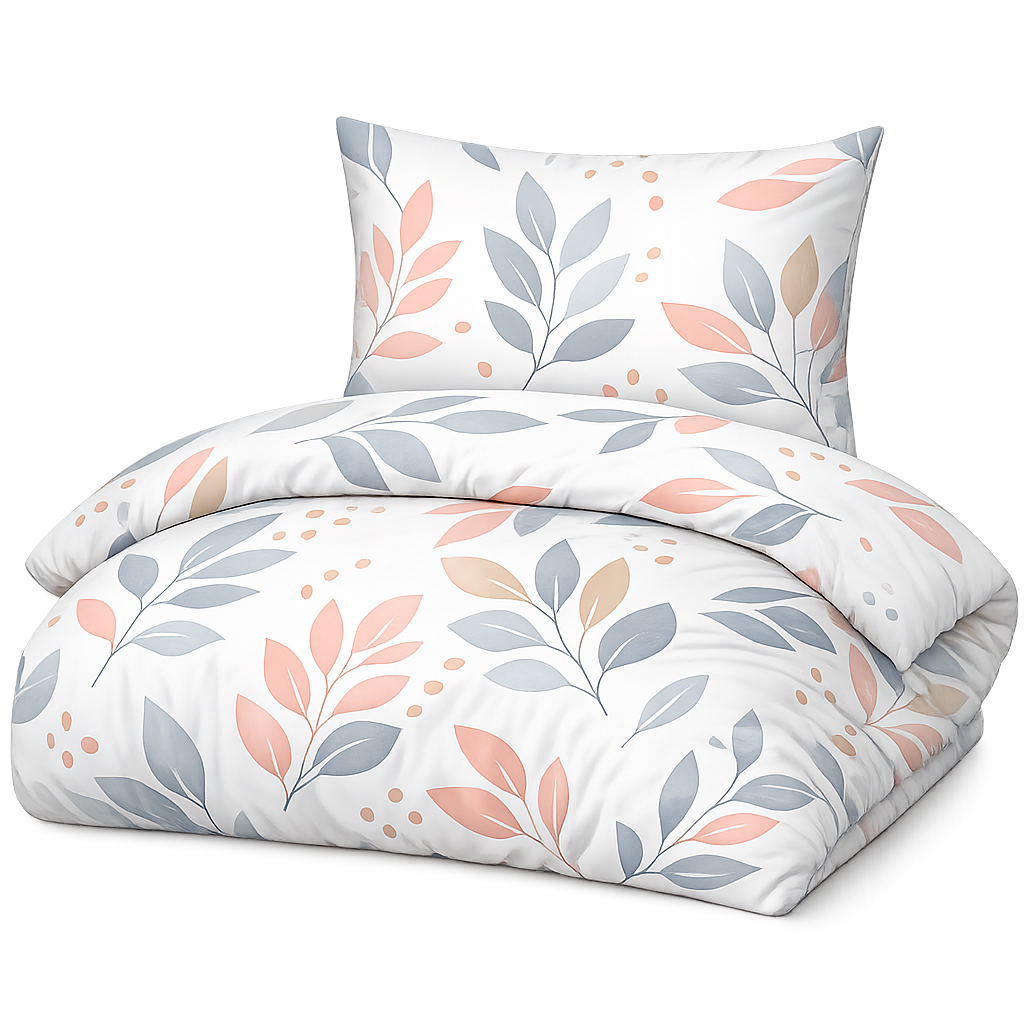 LIVIA HOME Soft Leaves – bavlněné povlečení