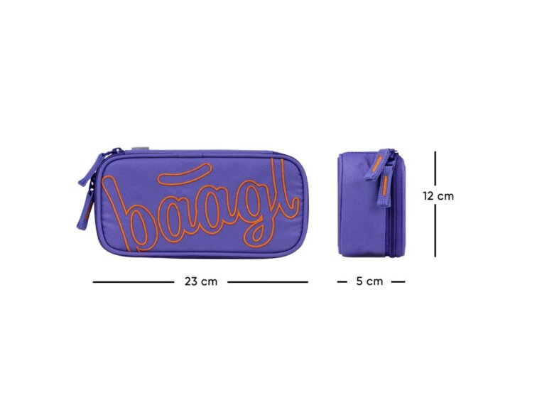 Federmäppchen Schlampermäppchen Orange