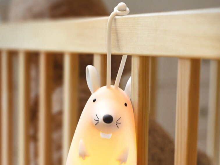 Silikonová lampička Myška s ovladačem