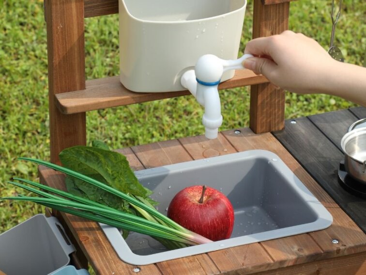 Dětská venkovní kuchyňka s příslušenstvím