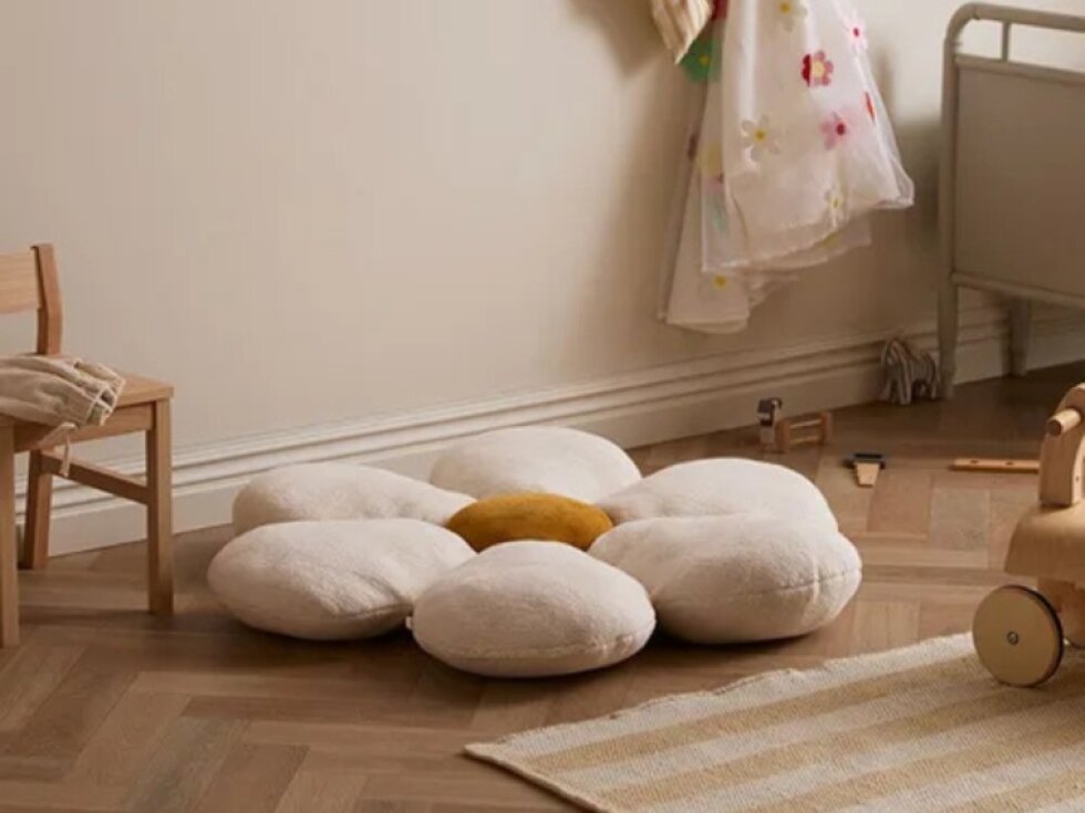 Sedací polštář - květina