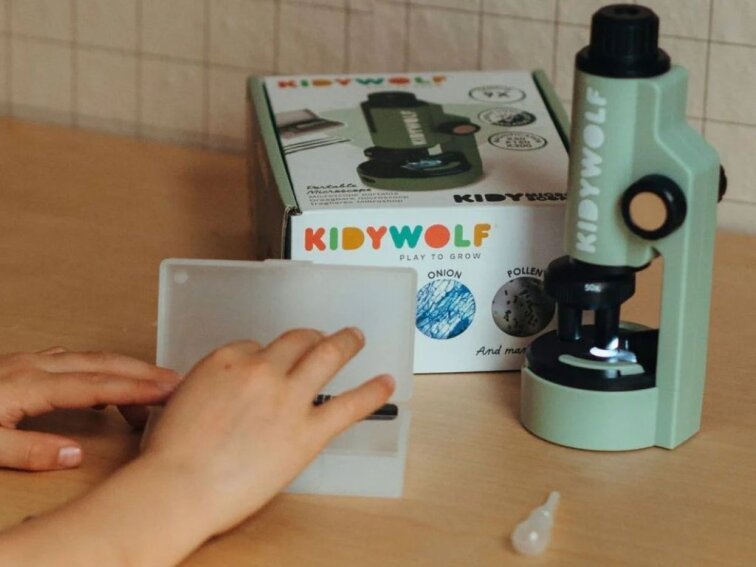 Hordozható mikroszkóp Kidymikroszkóp - zöld