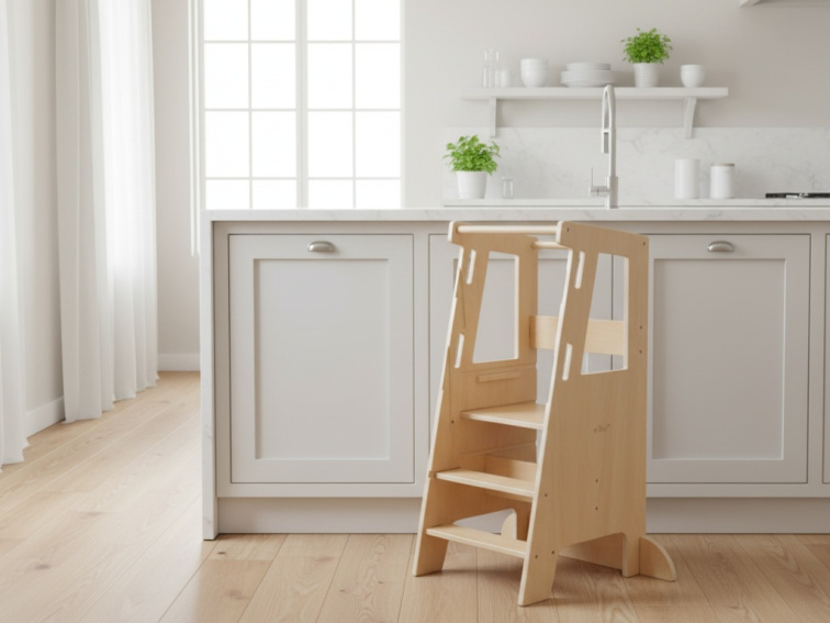 Rostoucí učicí věž PRO 3v1 90 cm se stabilizačními prvky