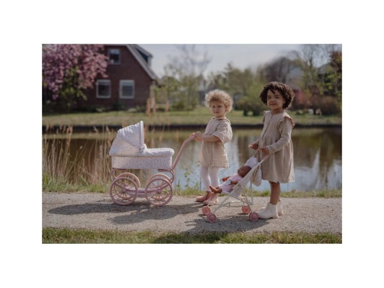 Kočárek pro panenky Soft Flowers