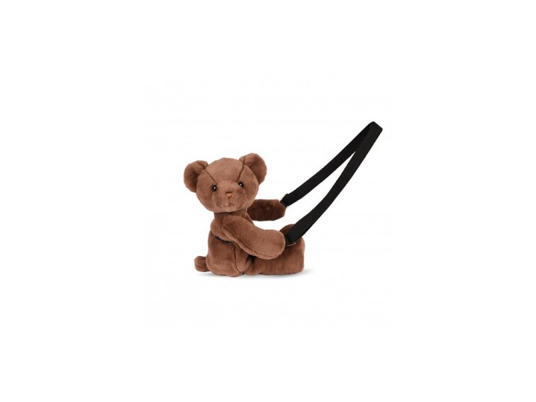 Plyšová taška přes rameno Medvídek - hnědá