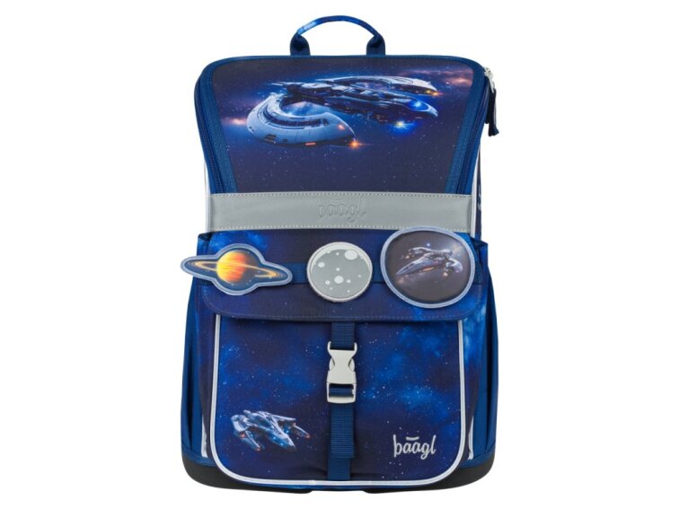 BAAGL SET 3 Zippy Spaceship: aktatáska, tolltartó, táska, táska