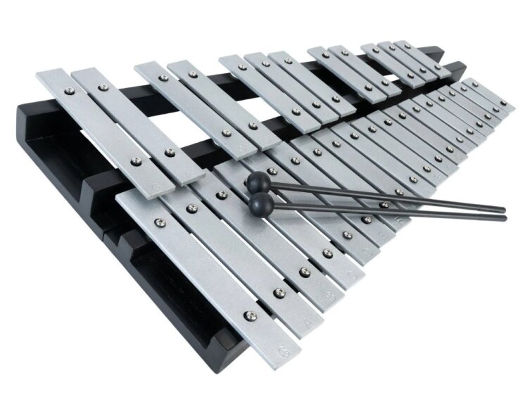 Metalofon - kovový xylofon v brašně