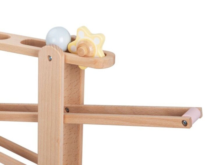 Dřevěná kuličková dráha XL s vláčkem