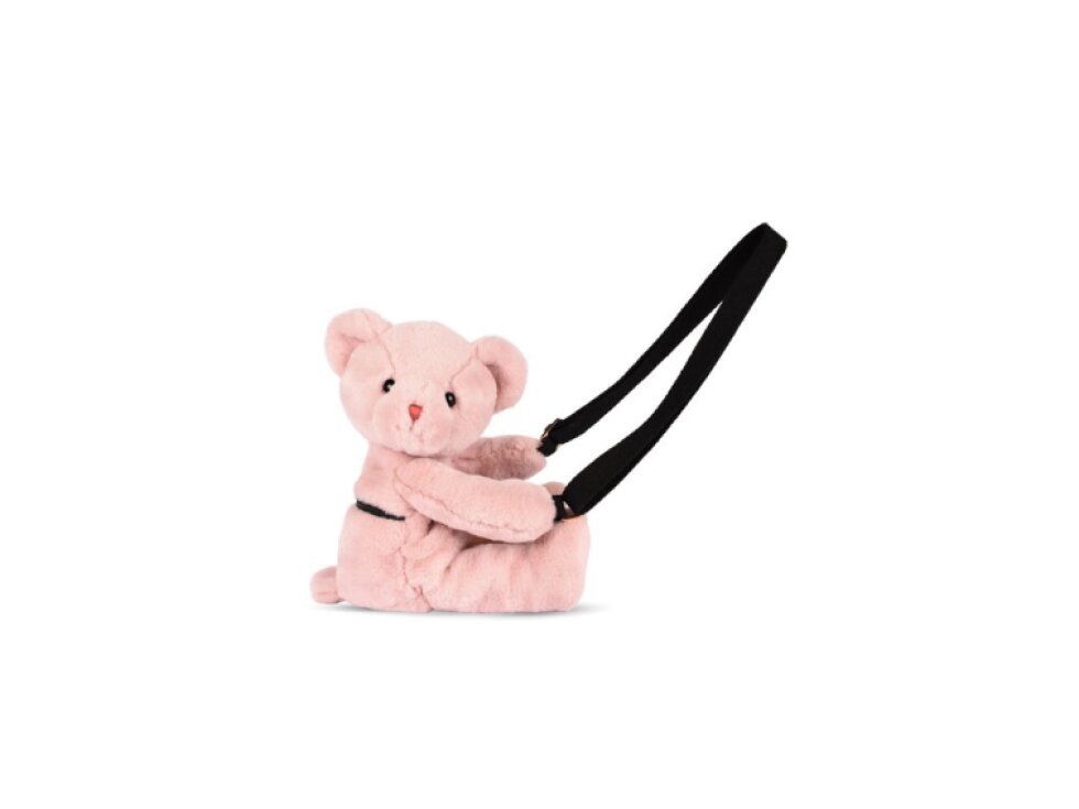 Plyšová taška přes rameno Medvídek - růžová