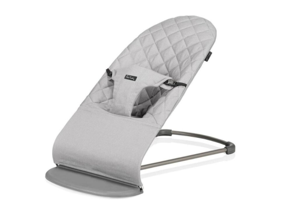 Polohovací lehátko pro děti - světle šedé