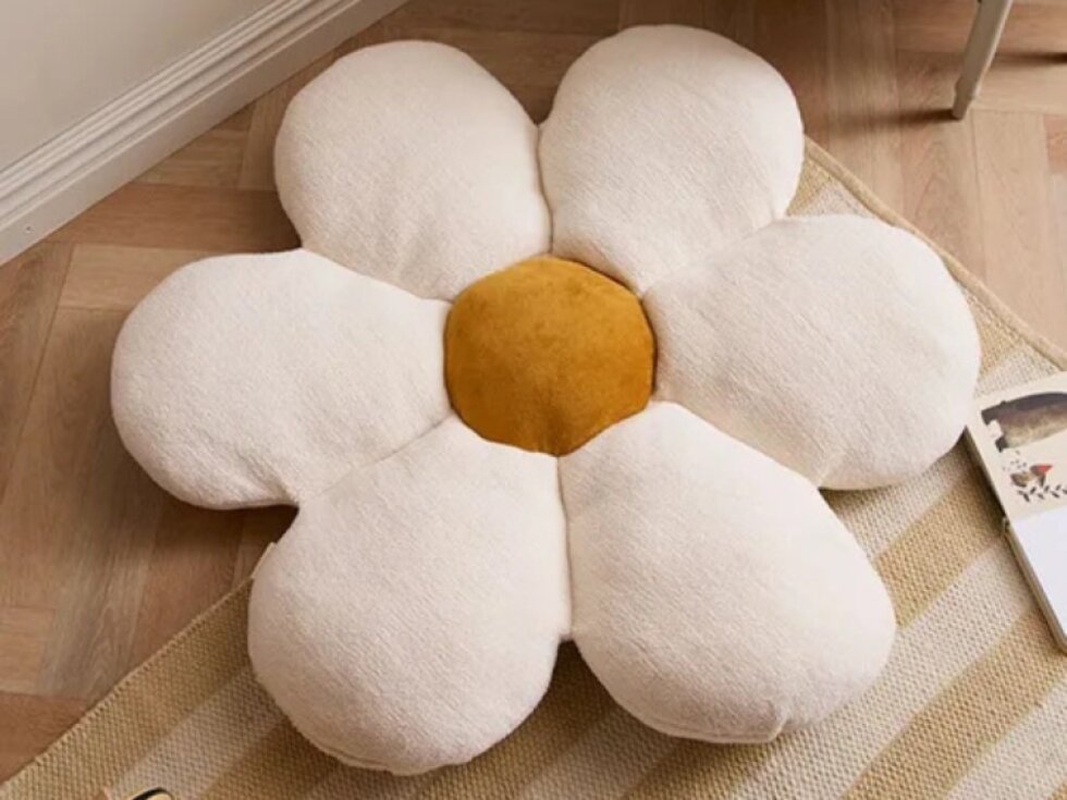 Sedací polštář - květina