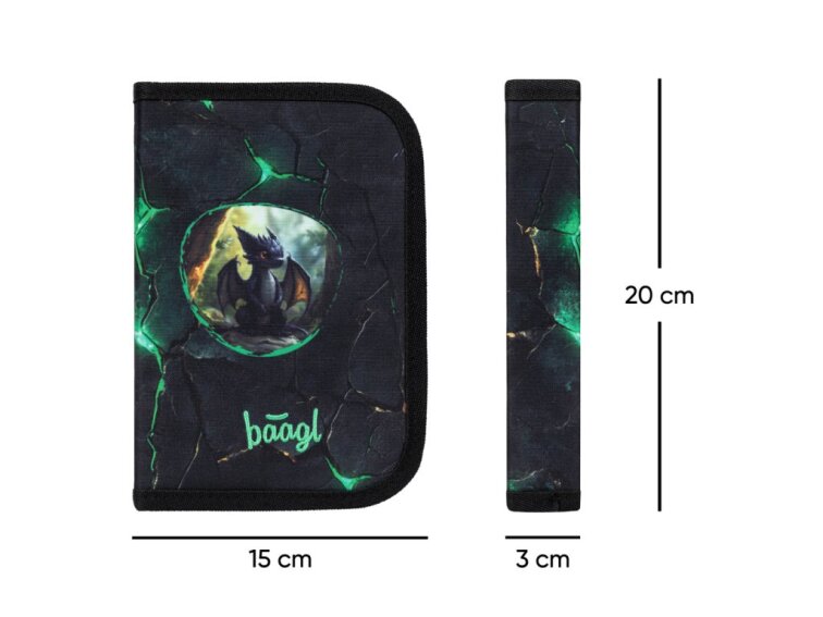 BAAGL Iskolai tolltartó egyemeletes Sárkányok