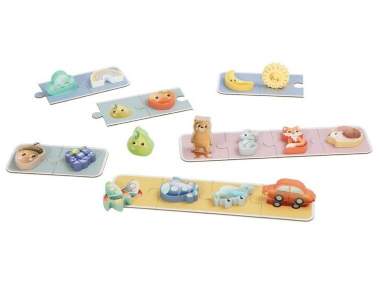 Hmatej a najdi v kyblíku - lesní zvířátka