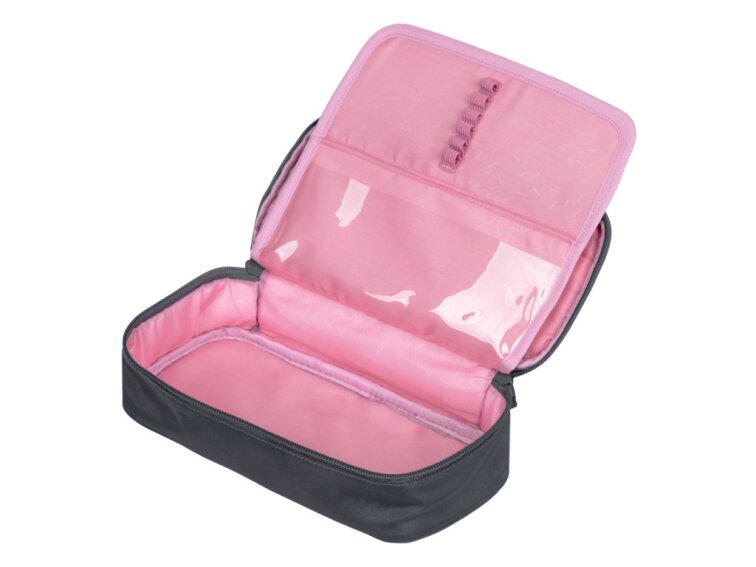 Federmäppchen Schlampermäppchen Logo Rosa